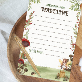 タイムカプセルメッセージフェアリー最初のフォレスト誕生日 チラシ