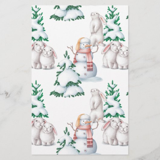 タイムカプセル冬の赤ちゃんシャワーゲーム (裏面)