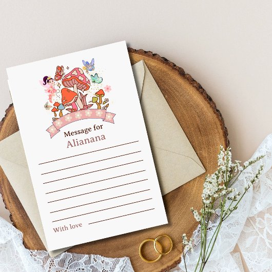 タイムカプセル妖精の最初の誕生日メッセージ