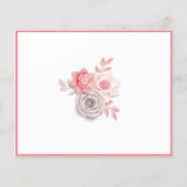 タイムカプセル アドバイス カップル ブライダル シャワー カード (裏面)