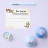 タイムカプセル アドバイス クリスマス ブライダル シャワー カード (シングル)