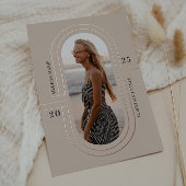 タイムカプセル |ホイルモダンの卒業発表 箔招待状