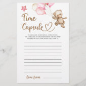 タイムカプセルteddy bear baby showerゲーム (正面)