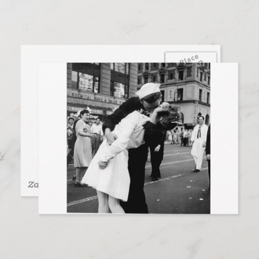 タイムキスをするズスクエアでの戦争さよなら ポストカード (正面/裏面)