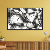 タイムキャンバスウォールアートのコレクション キャンバスプリント (インサイチュ (リビング))