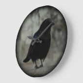 タイムキーパーは鳴きます ラージ壁時計 (傾斜)