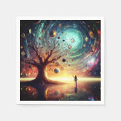 タイムキーパーズグローブ スタンダードカクテルナプキン (正面)