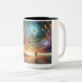 タイムキーパーズグローブ ツートーンマグカップ (正面右)