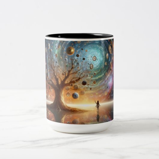 タイムキーパーズグローブ ツートーンマグカップ (中央)