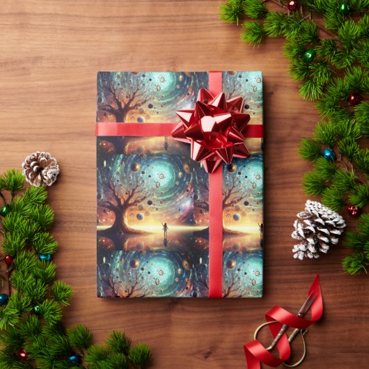 タイムキーパーズグローブ ラッピングペーパー (クリスマスギフト)