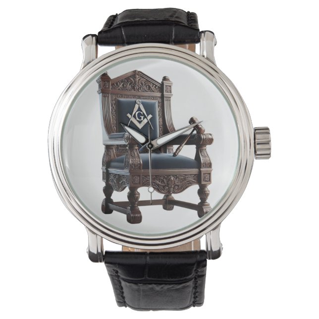 タイムキーパー：1秒ごとにクラフトを守る 腕時計 (正面)