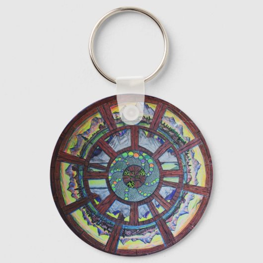 タイムギフトラインのホイール キーホルダー (正面)