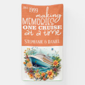 タイムクルーズドアで思い出を1回クルーズ 横断幕 (縦)