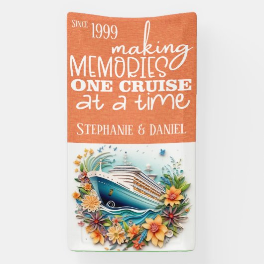 タイムクルーズドアで思い出を1回クルーズ 横断幕 (縦)