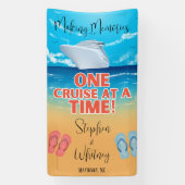 タイムクルーズドアで思い出を1回クルーズ 横断幕 (縦)