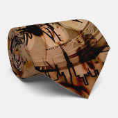 タイムクロックコラージュアーバンシティ ネクタイ (ロール)