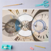 タイムクロック20x30デコページ 薄葉紙 (クラフト)