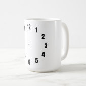 タイムクロック コーヒーマグカップ (正面右)