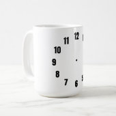 タイムクロック コーヒーマグカップ (正面左)