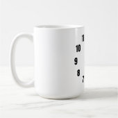 タイムクロック コーヒーマグカップ (左)