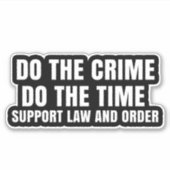 タイムサポート法と命令を犯す シール (正面)