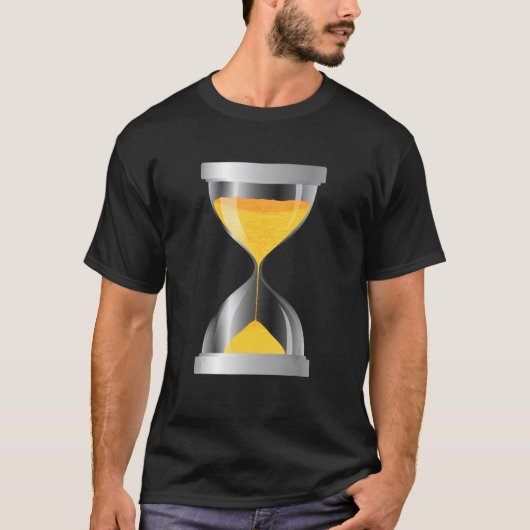 タイムサンド砂時計ガラス時間ガラス6 Tシャツ (正面)