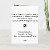 タイムシャドウ カード (裏面)