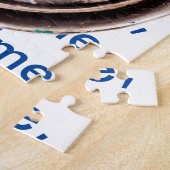 タイムジグソーパズルの古いハンドワック ジグソーパズル (側面)