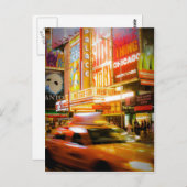 タイムスクエアニューヨーク ポストカード (正面/裏面)