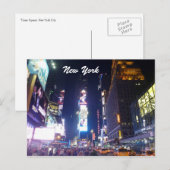タイムスクエアニューヨーク ポストカード (正面/裏面)