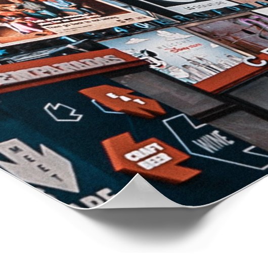 タイムスクエア ポスター (角)