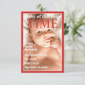 タイムスタイルカバー | ベビー発表 招待状 (スタンド正面)