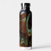 タイムスプリット抽象芸術アート ウォーターボトル (右面)