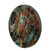 タイムスプリット抽象芸術アート ダーツボード (正面右)
