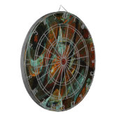 タイムスプリット抽象芸術アート ダーツボード (正面左)