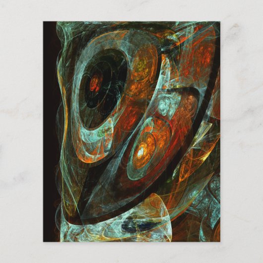 タイムスプリット抽象芸術アート チラシ (正面)