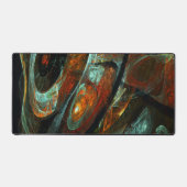 タイムスプリット抽象芸術アート デスクマット (正面)