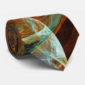 タイムスプリット抽象芸術アート ネクタイ (ロール)