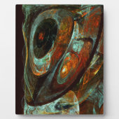 タイムスプリット抽象芸術アート フォトプラーク (正面)