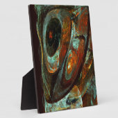 タイムスプリット抽象芸術アート フォトプラーク (側面)