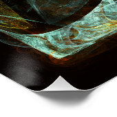 タイムスプリット抽象芸術アート ポスター (コーナー)