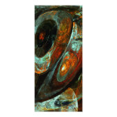 タイムスプリット抽象芸術アート ラックカード (裏面)