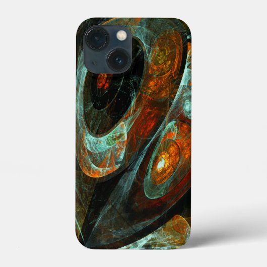 タイムスプリット抽象芸術アート Case-Mate iPhoneケース (裏面)