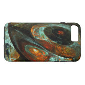 タイムスプリット抽象芸術アート Case-Mate iPhoneケース (裏面(横))