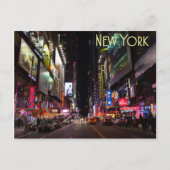 タイムズスクエアと42通り ポストカード (正面)