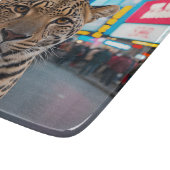 タイムズスクエアにヒョウ カッティングボード (角)