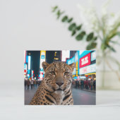 タイムズスクエアにヒョウ シーズンポストカード (スタンド正面)