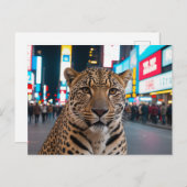 タイムズスクエアにヒョウ シーズンポストカード (正面/裏面)