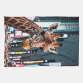 タイムズスクエアのキリン キッチンタオル (横)