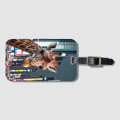 タイムズスクエアのキリン ラゲッジタグ (正面横)